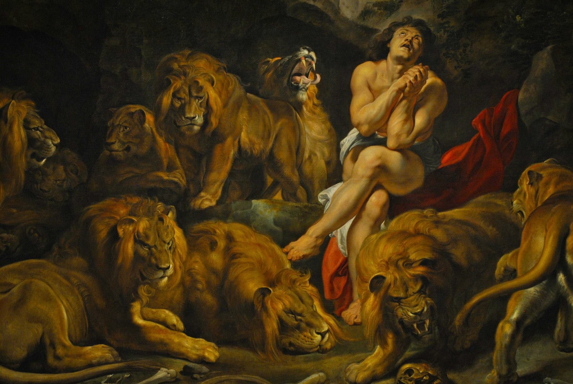 Daniel in lions den